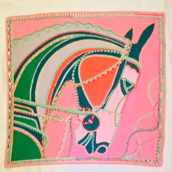 Hermes Carre 90 Robe Du Soir Silk Scarf - Picture 1 of 12